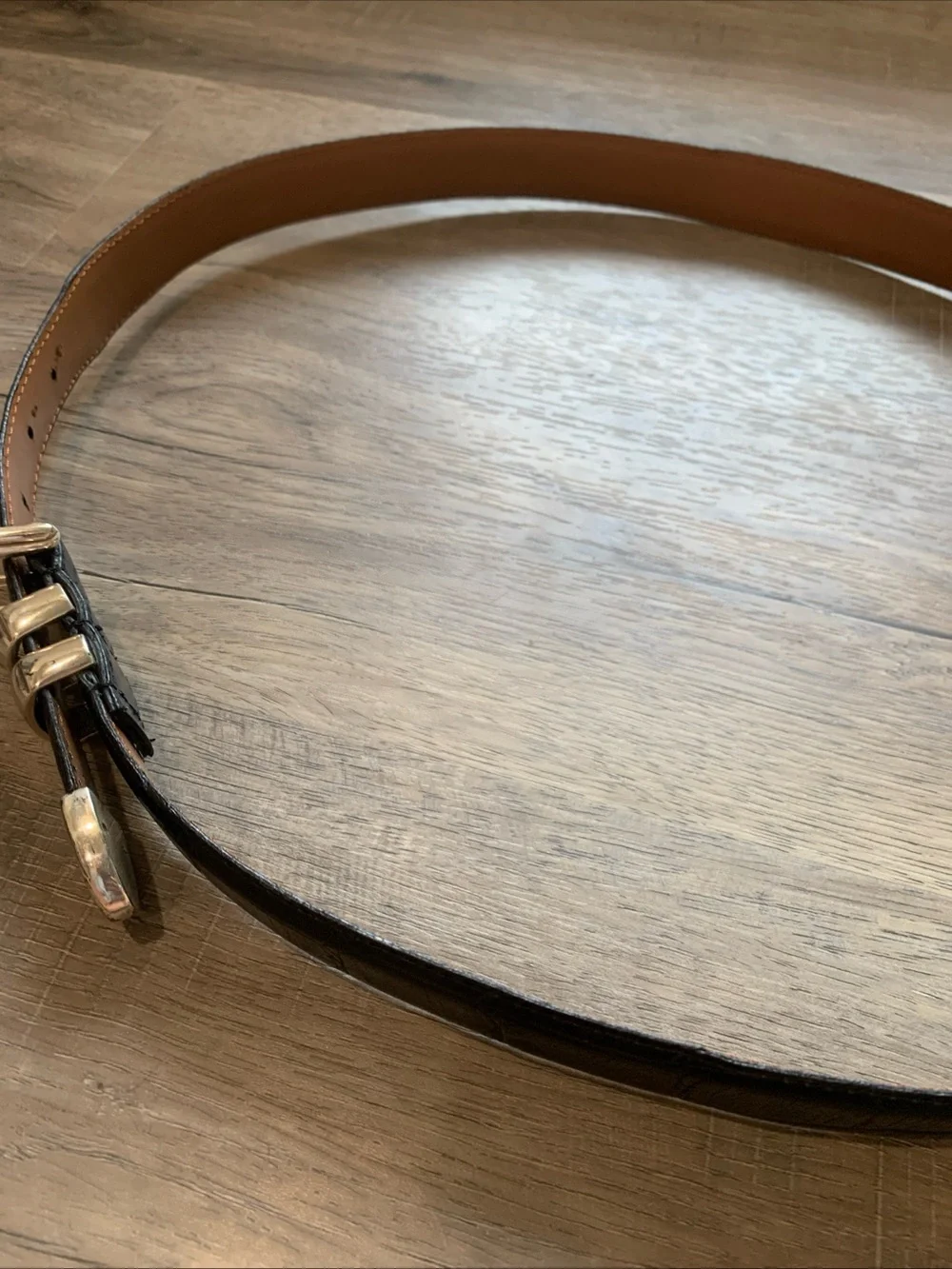 Enmon Men's Leather Belt Size 44